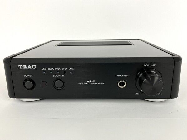 TEAC A-H01 Black USB DAC Stereo Integrated Amplifier Tested From Japan