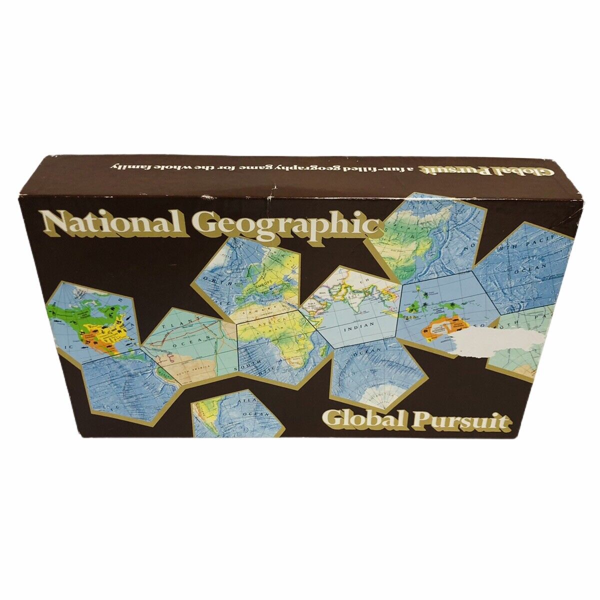 Vintage National Geographic Global Pursuit Game Board Game 1987 Complete