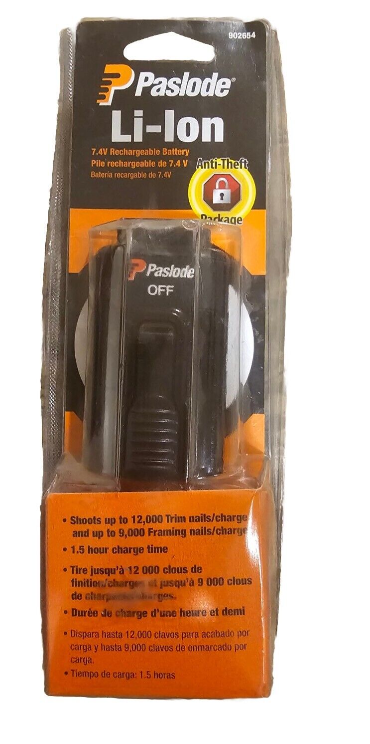NEW- Paslode 902654 7.4v li-ion Rechargeable
