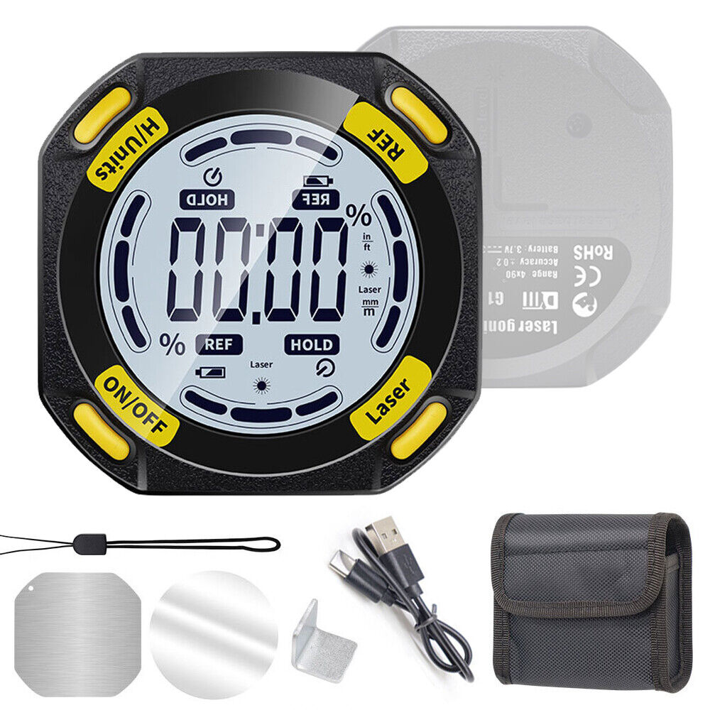 5-Sided Strong  Inclinator Digital Level and Angle Finder Versatile D8D9