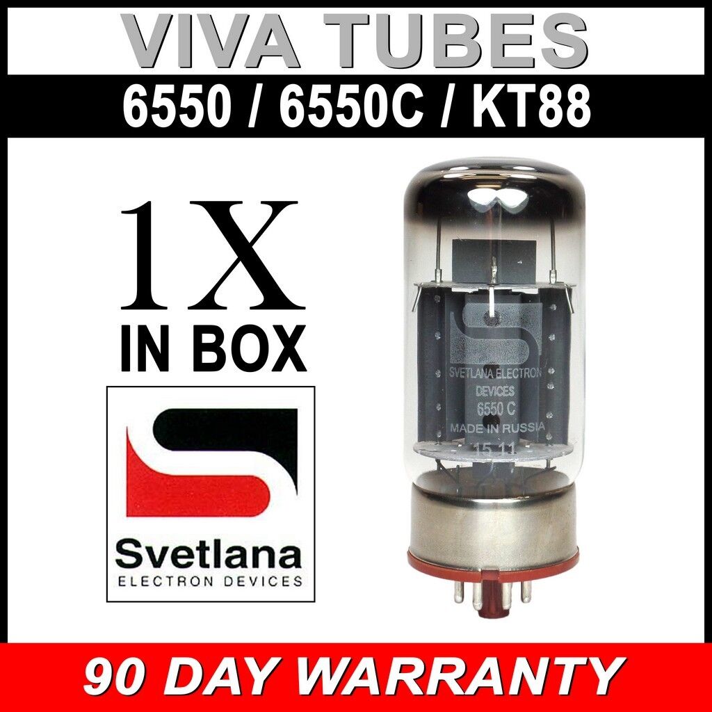 New Svetlana 6550 / 6550C Vacuum Tube