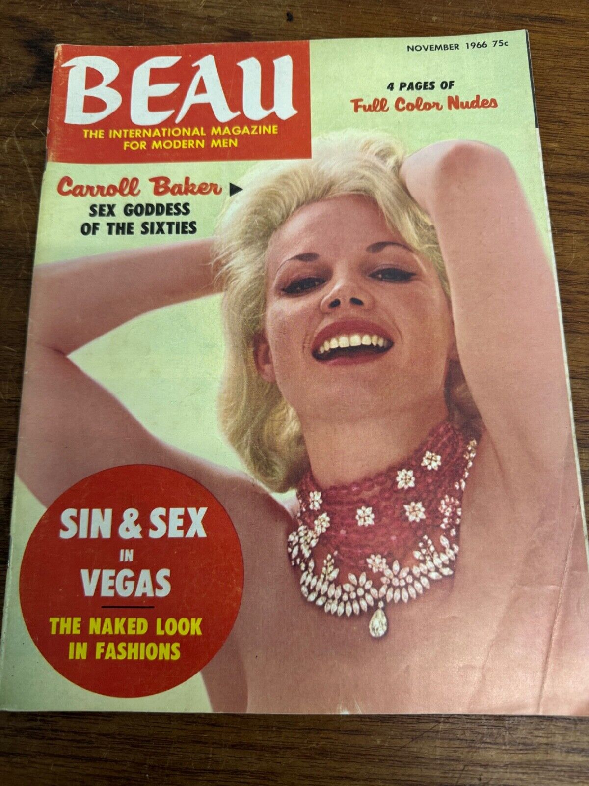 Vintage Beau Magazine Nov. 1966