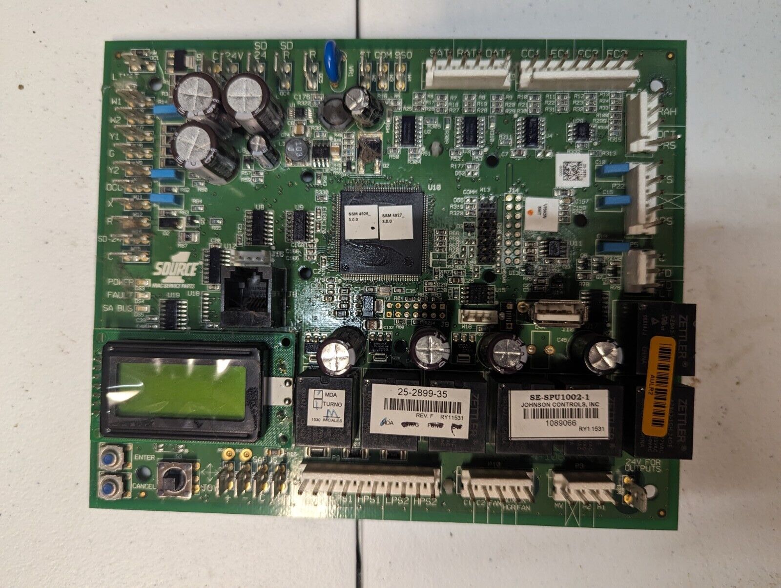 Johnson Controls SE-SPU1002-1 Simplicity SE Unit Display Controller