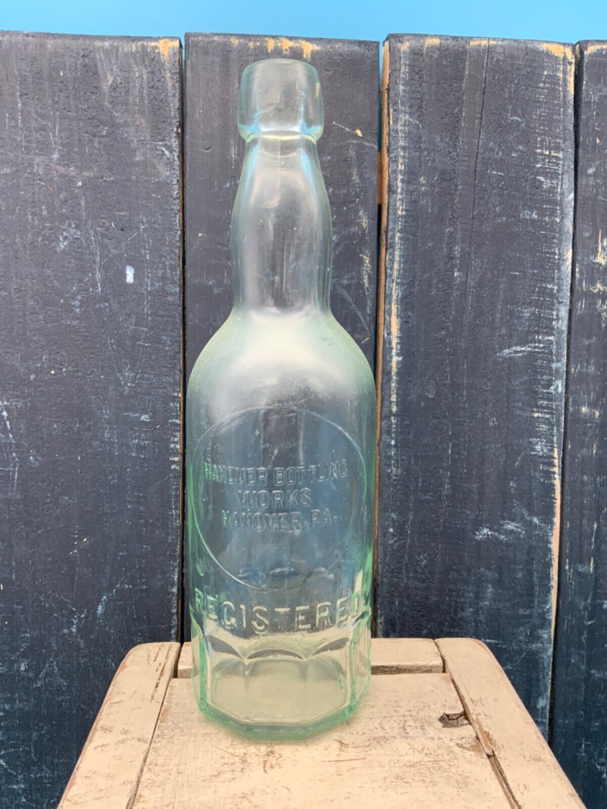 Vintage Hanover (PA) Bottling Works BLOB TOP Soda Bottle