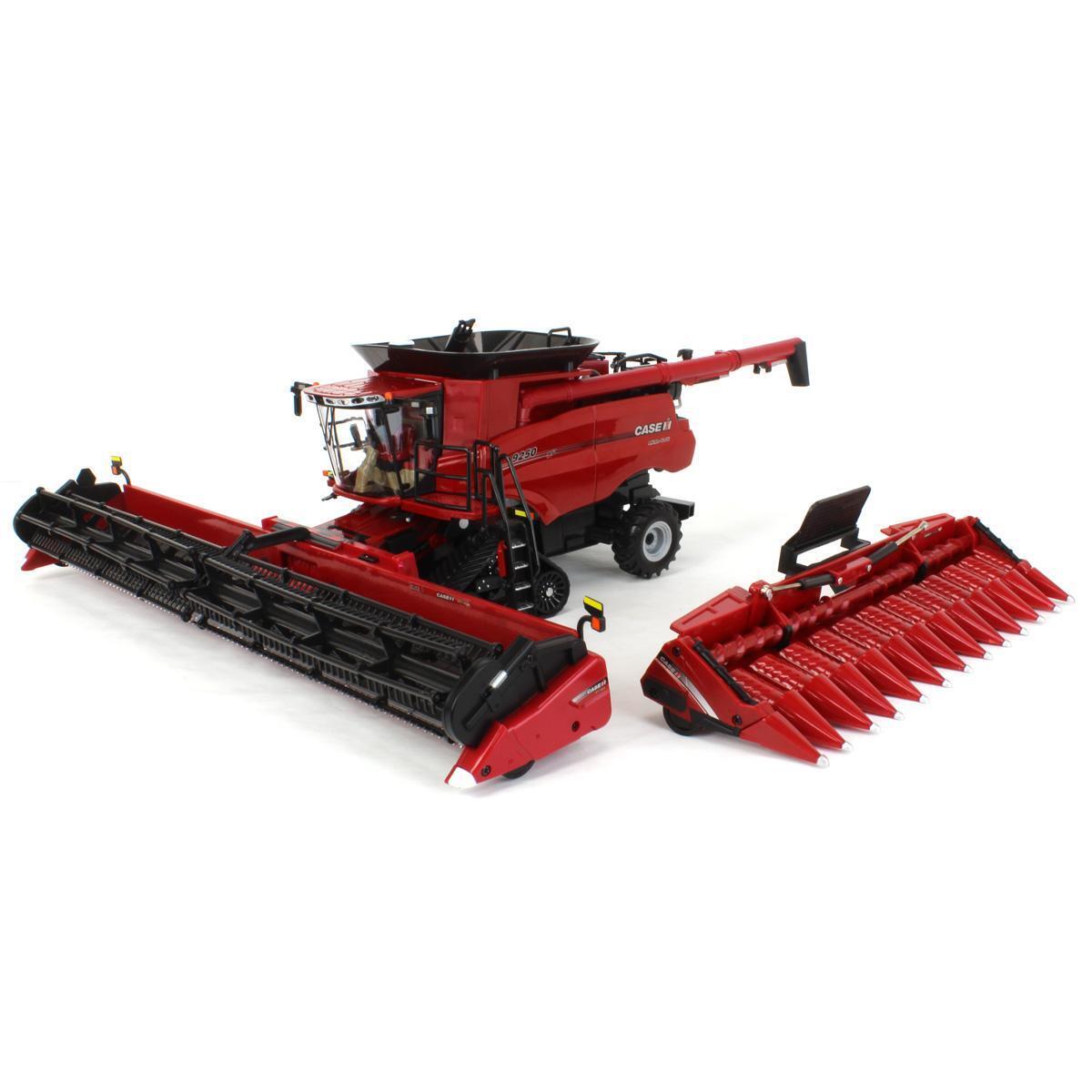 ERTL 1/32 Case IH 9250 Tracked Combine with 2 Headers Prestige Collection 44320