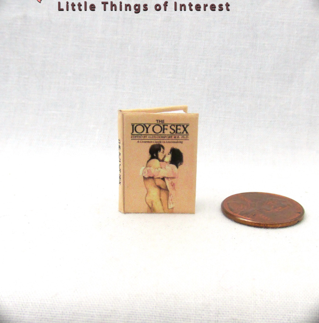 THE JOY OF SEX 1:12 Scale Miniature Readable Illustrated Book