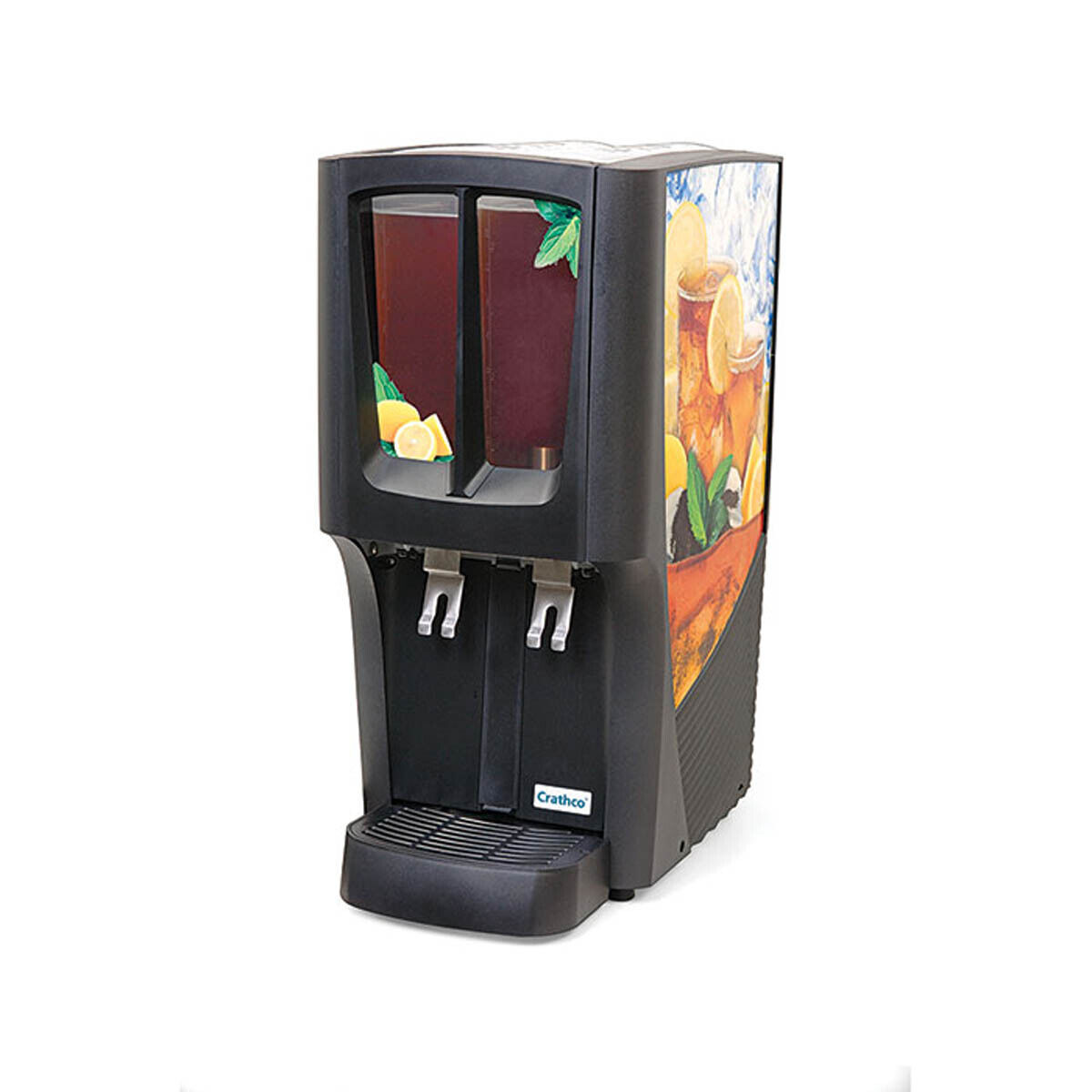 Crathco® C-2S-16 G-Cool™ Mini-Duo™ Cold Beverage Dispenser, 2.4 Gallon Tank C...