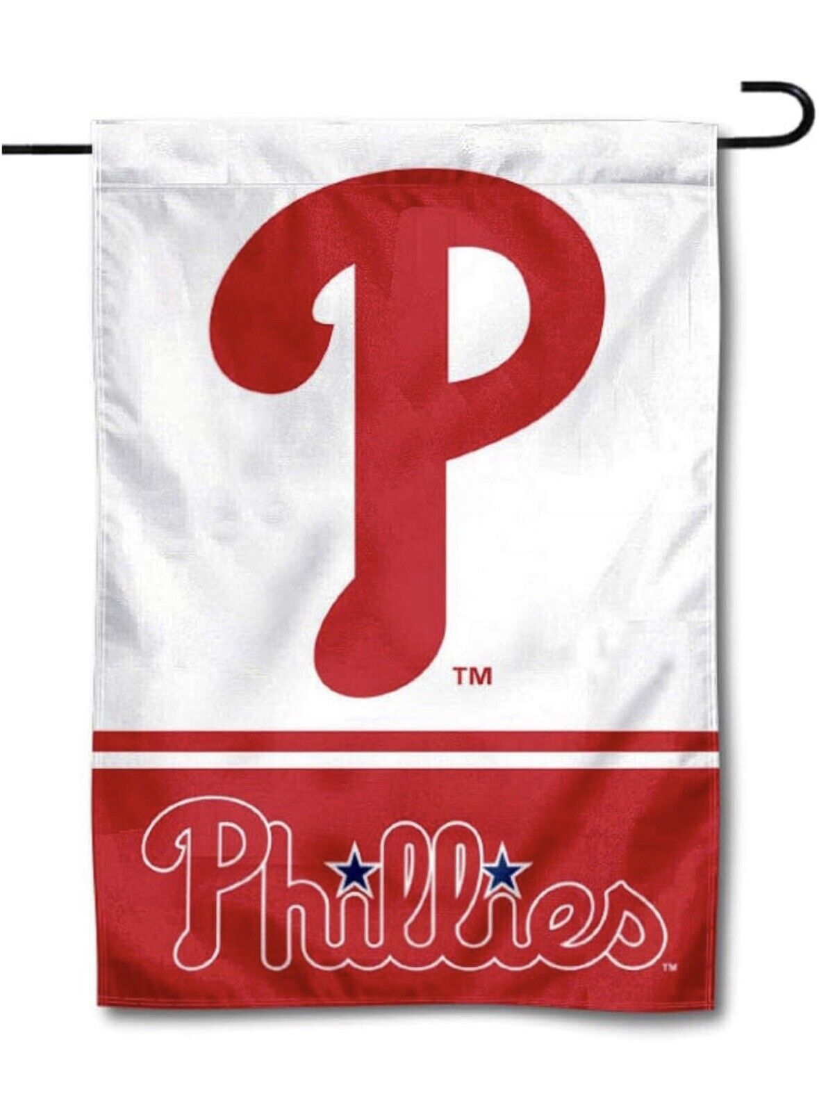 MLB Philadelphia Phillies Garden Flag Double Sided Phillies Premium Yard Flag.