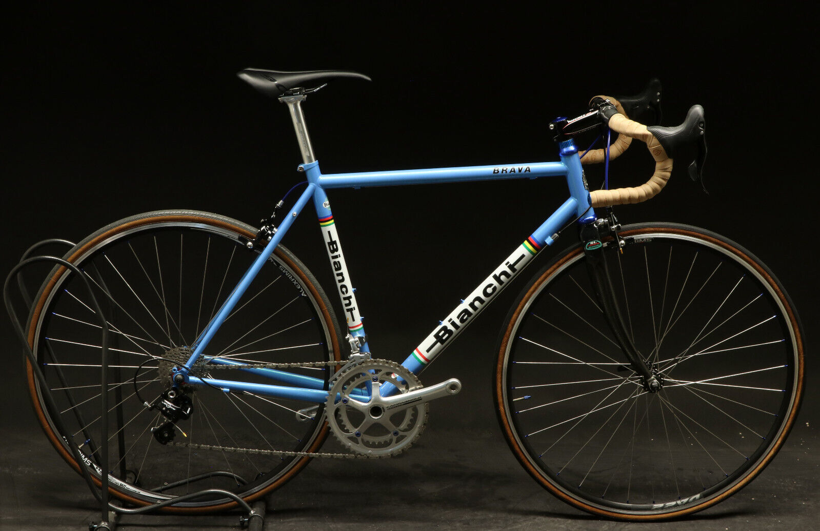 Bianchi Brava 53cm Road Bike Campagnolo Centaur Veloce 10s Blue Light Use NICE