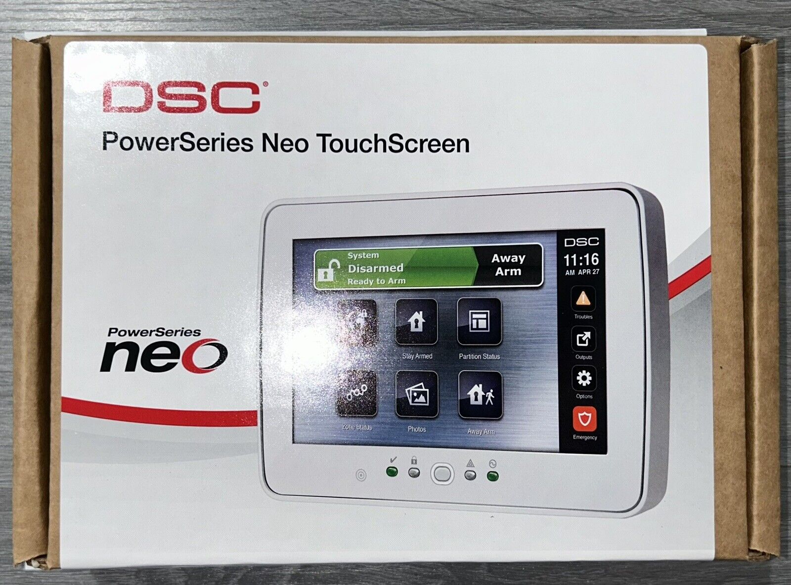 NEW In Original Packaging HS2TCHP NEO TouchScreen Alarm Keypad