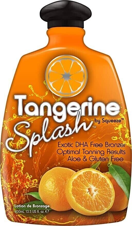NEW Squeeze Tangerine Splash Indoor Tanning Lotion 13.5oz.