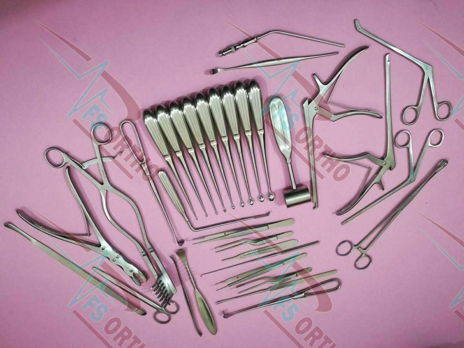 Laminectomy Set 35 Pcs Surgical Orthopedic Surgical Surgery Instruments