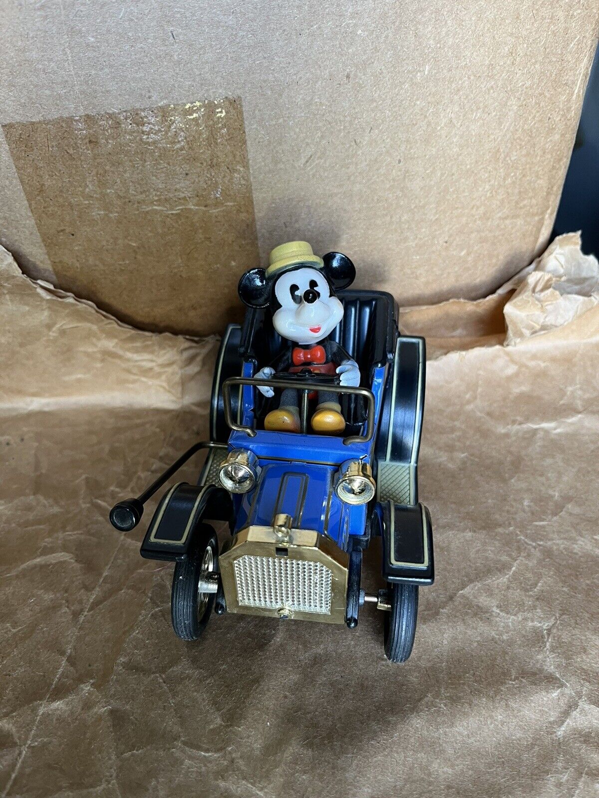 Vintage Mickey Mouse Car Toy Made In Japan Masudaya Corp Walt Disney  