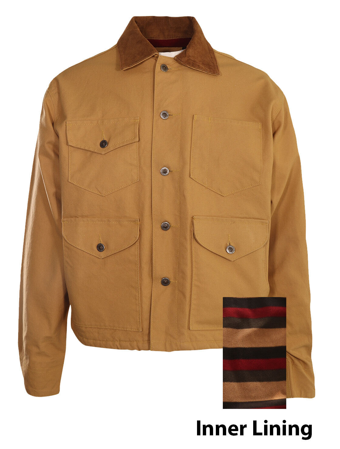 Schaefer Outfitter Men\'s Jacket Suntan Blanket Lined Vintage Brush L/S (S01)