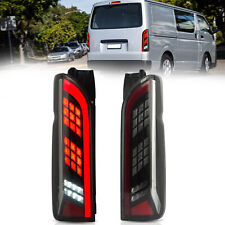 LED Tail Lights For 2005-2018 Toyota Hiace Rear Lamps Sequential Signal A Pair picture