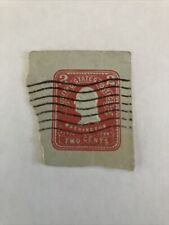 Vintage Red  2 Cent Washington Stamp 1732-1799 Rare  In Good Condition  picture
