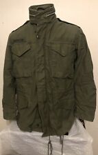 VTG Alpha Industries Cold Weather M-65 Field Coat Jacket Size Small OG 107 Army picture