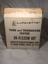Vintage Lafayette Tube And Transistor Tester 38-01123w picture