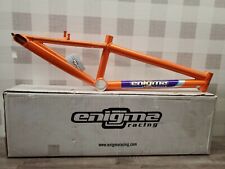 Enigma Racing Bmx Old School Bike Frame AL PRO Orange Rare New ✅ picture