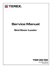 50 60 Skid Steer Loader Service Workshop Manual 2010 Terex TSR50 TSR60 picture