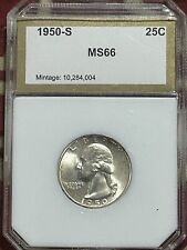 1950 S Beautiful Piece MS66 Graded By PCI Very Nice Coin A Must Have picture