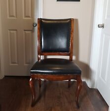 Theodore Alexander Leather Carved Nailhead Side Chair LOCAL PICKUP ONLY  picture