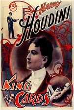 Vintage Magician Poster – Harry Houdini #2 – Magic themed Wall Art Print picture