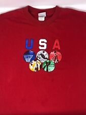 Vintage 1990s USA Olympics T Shirt (XL) picture