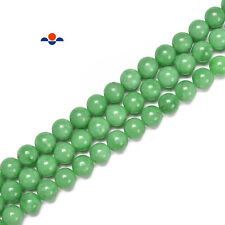 Natural Dark Green Moonstone Smooth Round Beads 6mm 8mm 10mm 12mm 15.5'' Strand picture