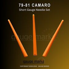 79-81 Camaro Gauge Needles - LOT of 3 - Fits FUEL VOLTS TEMP 79 80 81 Gauges NOS picture