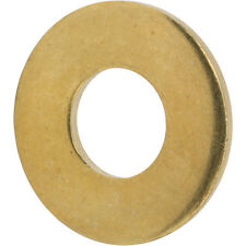 #6 Flat Washers, Solid Brass, Commercial Standard, Quantity 250 picture