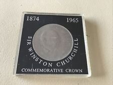 1874 -1965 SIR WINSTON CHURCHILL COMMEMORATIVE CROWN COIN picture