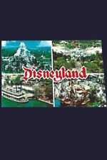 Vintage Postcard unposted Disneyland U.S.A. Anaheim California Multi View picture