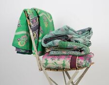 Indien Vintage Assorted Kantha Quilt Handmade Body Warmer Kantha Jacket Material picture