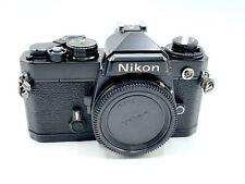 Nikon FE SLR film camera body; choice of Chrome and Black color - Very Nice picture