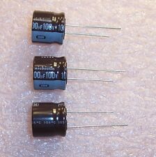 QTY(100) 100uf 100V 105' LOW IMPEDANCE RADIAL ELECTROLYTIC UPF2A101MHH6 NICHICON picture