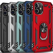 For iPhone 11/11 Pro Max Phone Case Cover Shockproof Kick Stand + Tempered Glass picture