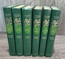 Louisa M. Alcott Early 1900s Signature Series  Book Set Lot of 6 Hardcover Books picture