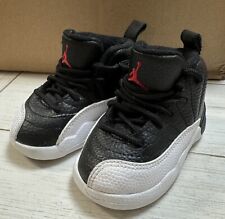 Air Jordan 12 Retro Reverse Taxi Baby/Toddler  Shoes Size 5C picture