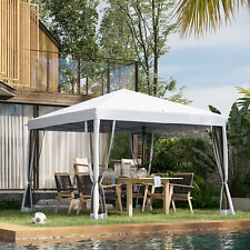 10' x 10' Pop-Up Canopy Party Tent Gazebo Canopies UV Protect w/ Mesh Wall picture