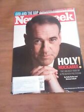 DECEMBER 17 2007 NEWSWEEK MAGAZINE MIKE HUCKABEE, GOD & THE GOP picture