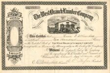 West Branch Lumber Co. - Lumber Stocks & Bonds picture