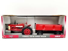 1/16 International Harvester Farmall 350 Tractor With Narrow Front & Barge Wagon picture