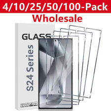 Wholesale Bulk LOT Tempered Glass Screen Protector for Galaxy S24 Ultra/S24 Plus picture