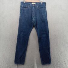 Madewell Jeans Mens 30x32 Blue Coyle Japanese Selvedge Slim Kaihara Mill NA994 picture
