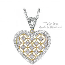 Moissanite Heart Pendant with Chain for Women vintage inspired heat Necklace picture