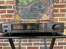 SONY AM/FM Stereo Tuner Direct Comparator ST-S730ES w/ Rosewood Woodgrain Panels picture