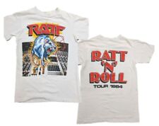 Vintage Ratt T-shirt Retro Music Tour 1984 Graphic Tee picture
