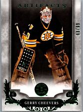 2018-19 Upper Deck Artifacts #144 Gerry Cheevers Emerald /99 Boston Bruins picture