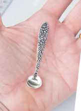 SOLID 925 Sterling silver Mini Spoon, Small spoon for baby / Sugar & Salt Spoon picture